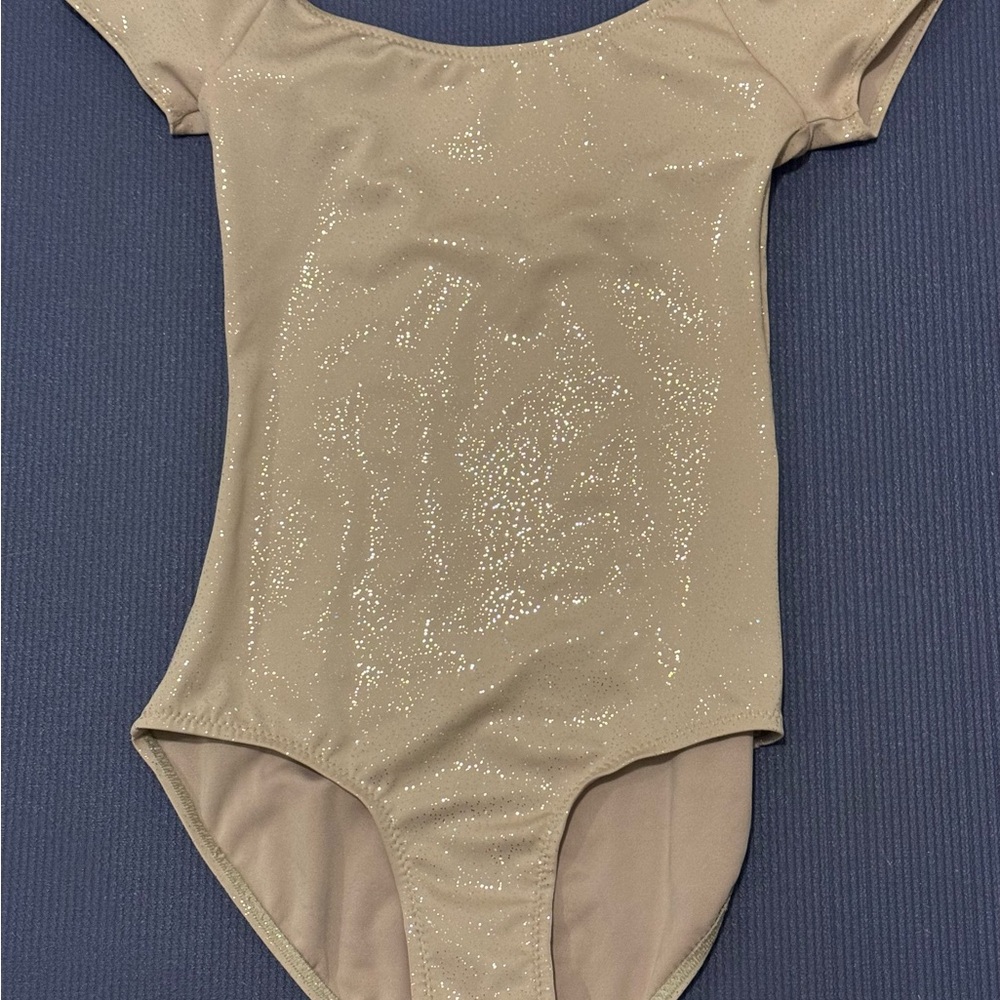 Chameleon Sparkly Tan leotard